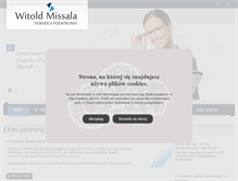 Tablet Screenshot of missala.com.pl